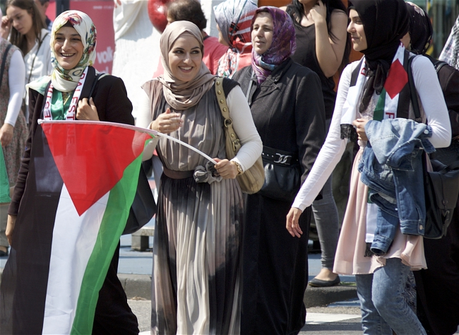 BDS-demonstratie in Rotterdam (foto: Wouter Engler).