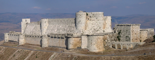 Het 'Krak des chevaliers, Foto Wikimedia/Xvlun