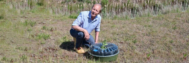 Pieter Hoff, eigenaar Groasis en uitvinder van de Waterboxx.