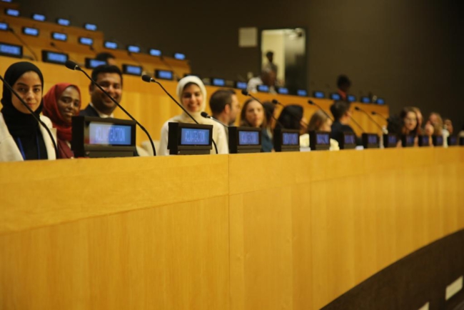 Members of the Arab Youth Climate Movement.